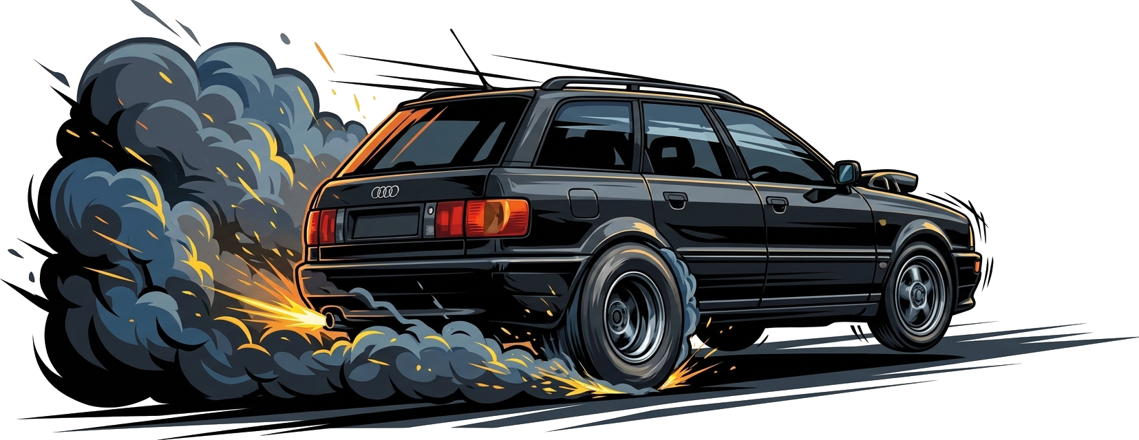 Audi 80 Avant Arrancada